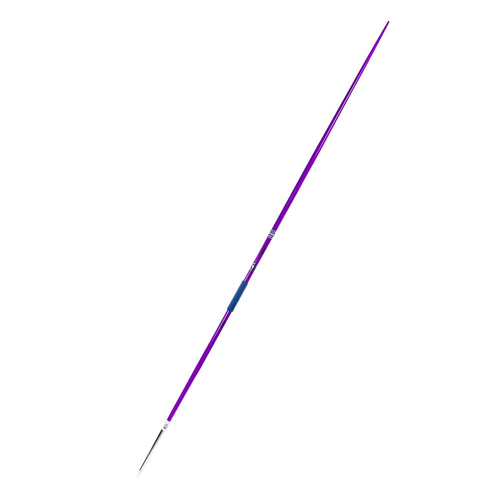 Trail Creek TC Purple Hyper-Glide Competition 600g 50m Javelin - Girls Track and Field 600 Gram Javelin - Womens Javelin 600g Competition Javelin.