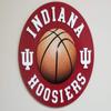 Indiana Hoosiers Basketball 18" Seal Wall Display view 1