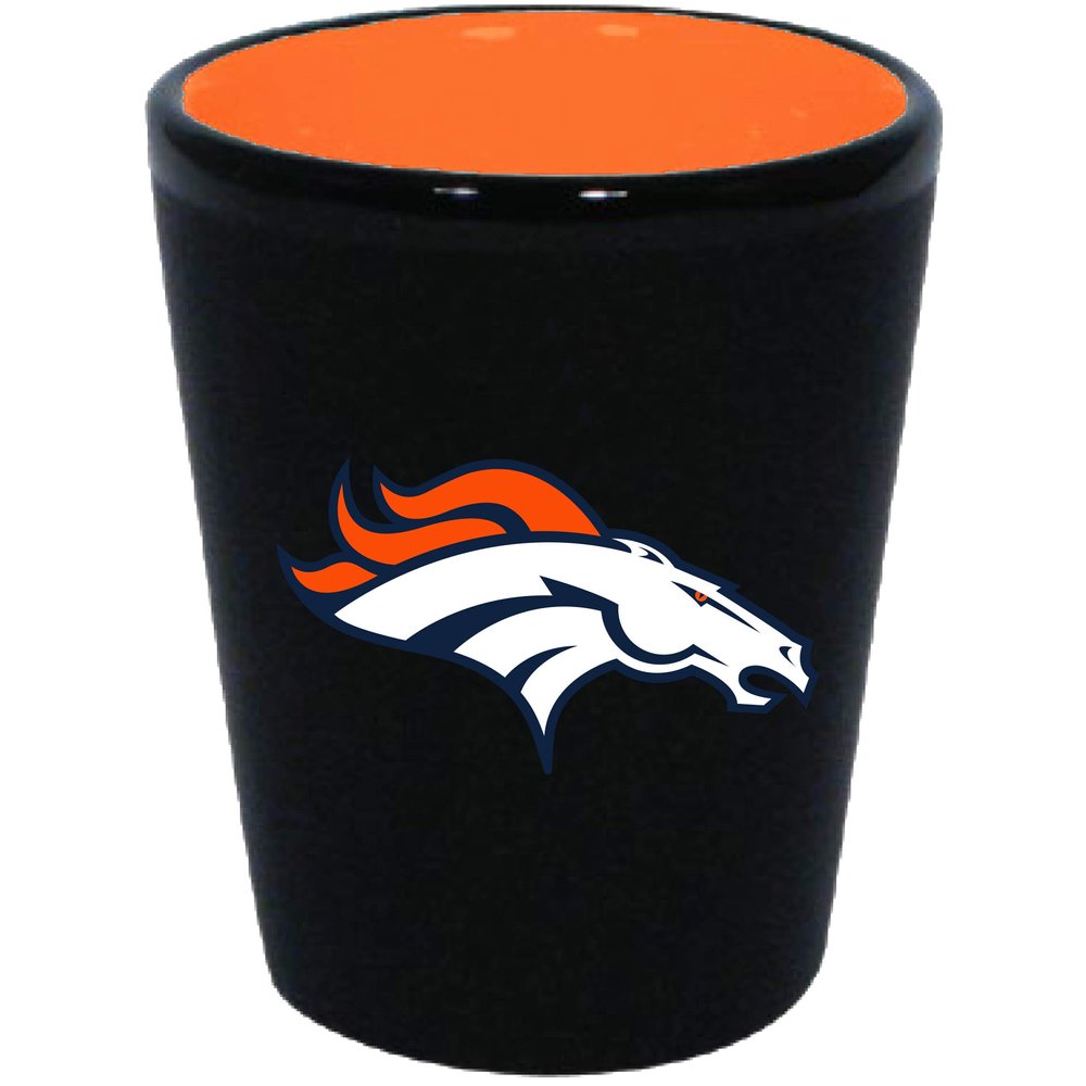 The Memory Company NFL Matte Shot Glass Denver Broncos, Team Color, 2oz