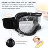 MAXJULI Kids Ski Goggles - Helmet Compatible Snow Goggles for Baby &Toddler with 100% UV Protection Age 0-4 (Black/Grey) view 3