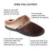 Isotoner Women's Indoor/Outdoor Slip-on Microsuede Mallory Clog Slippers with Memory Foam Comfort, Black, 8.5-9 view 4