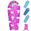 KidzAdventure Mummy Style 32  59F Kids Sleeping Bag with Pillow Sleeve, 4 Season, Lightweight and Backpacking Style, Ideal for Camping, Sleepover, Boys, Girls, Youth and Toddlers  Best Friends Kids view 1
