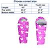 KidzAdventure Mummy Style 32  59F Kids Sleeping Bag with Pillow Sleeve, 4 Season, Lightweight and Backpacking Style, Ideal for Camping, Sleepover, Boys, Girls, Youth and Toddlers  Best Friends Kids view 4