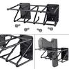 Adoreal 4 Slots Gun Rack Wall Mount, Pistol Rack Fits Most Size Pistols, Gun Wall Mount for Glock 19, 17, 42, 43, P238, Ruger LCP, Sig Sauer, 1911 view 1