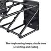 Adoreal 4 Slots Gun Rack Wall Mount, Pistol Rack Fits Most Size Pistols, Gun Wall Mount for Glock 19, 17, 42, 43, P238, Ruger LCP, Sig Sauer, 1911 view 3