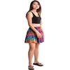 Orient Trail Women's Hippie Bohemian Boho Tie Dye Skater Mini Skirt Small Pink view 2