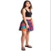 Orient Trail Women's Hippie Bohemian Boho Tie Dye Skater Mini Skirt Small Pink view 3