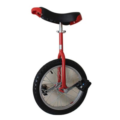 QWEASDF Unicycle Leakproof Butyl Tire Wheel Cycling Outdoor Sports Fitness Exercise, Wheel Unicycle with Alloy Rim,16", 18", 20" Three Size Options,Red,20