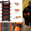 ROCKWORKX USA Tent Stakes Kit, Heavy-Duty Aluminum Metal Ground Pegs, Compression Travel Bag, 6 Tent Pegs & Line Adjusters for Camping Tarps & Hammocks, Lightweight, Hammock Not Included. view 3