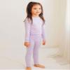 VAENAIT BABY Kids Long Sleeve Modal Sleepwear Pajamas 2pcs Set Modal Lavender JM view 4