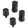Almencla Pool Cue Joint Protectors- Billiard Stick Joint Protectors 5/16 X 18 Size (2 Sets, Black)