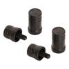 Almencla Pool Cue Joint Protectors- Billiard Stick Joint Protectors 5/16 X 18 Size (2 Sets, Black) view 2