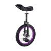 QWEASDF Unicycle, Classic Skid-Proof Wheel Bike Mountain Tire Cycling Self Balancing Exercise with Color Alloy Rim, Outdoor Sports Fitness Exercise, 16", 18",Purple,16" view 1