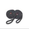 Boat Fender Lines, 3/8 Inch Double Braided Nylon Rope, 6 Ft with Loop, 2 Pack, Black, for Buoy, Jet Ski Mooring, Docking & Small Boat Bumpers view 1