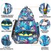 ACOSEN Tennis Bag Tennis Backpack - Large Tennis Bags for Women and Men to Hold Tennis Racket,Pickleball Paddles, Badminton Racquet, Squash Racquet,Balls and Other Accessories (Green Floral) view 4