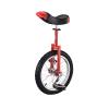 QWEASDF Unicycle Bike Mountain Tire Cycling Self Balancing Exercise Balance Cycling Bikes Outdoor Sports Fitness Exercise, Wheel Unicycle with Alloy Rim,16", 18", 20", 24" 4 Size Options,Red,16" view 1