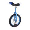 QWEASDF Unicycle, Classic Skid-Proof Wheel Bike Mountain Tire Cycling Self Balancing Exercise with Color Alloy Rim, Outdoor Sports Fitness Exercise, 16", 18",Blue,18" view 1