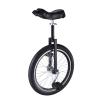 QWEASDF Professional 16", 18", 20", Unicycle, One Wheel Bike, Leakproof Butyl Tire Wheel Cycling Outdoor Sports Fitness Exercise Health,Black,18" view 1