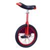 QWEASDF Unicycle, Skid-Proof Wheel Bike Mountain Tire Cycling Self Balancing Exercise with Color Alloy Rim, Outdoor Sports Fitness Exercise, 16", 18", 20",Red,20" view 1