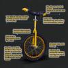 QWEASDF Unicycle, Skid-Proof Wheel Bike Mountain Tire Cycling Self Balancing Exercise with Color Alloy Rim, Outdoor Sports Fitness Exercise, 16", 18", 20",Red,20" view 2