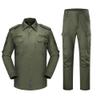 Hunting Shooting Shirt Pants Set Tactical BDU Combat Clothing Camouflage Uniform - Green - S view 1