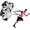Vhxorrz Running Parachute Pack of 2 - 56 Inch Speed Resistance Chute for Football, Basketball Training - Adults, Youth, Kids (Black) view 1