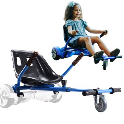 KKA Hoverboard Kart, Hover Cart, Buggy Attachment for 6.5"/8"/10" Hoverboards, Hoverboard Accessory to Transform Hover Boards into Go Karts (Blue)