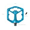 Crankbrothers MTB Pedals Stamp 7 Small Electric Blue view 2