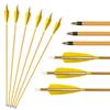 M.SJUMPPER ARCHERY 500 Spine Carbon Arrows with 4 Inch Feathers Fletching for Compound Recurve Bows (12 Pack) view 1