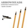 M.SJUMPPER ARCHERY 500 Spine Carbon Arrows with 4 Inch Feathers Fletching for Compound Recurve Bows (12 Pack) view 4