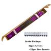 Pinals Archery Hunting 30 inch 400 Spine Arrows for Compound Bows Recurve Longbow Targets Carbon Shafts 12PCS(Purple 400) view 4