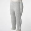 dPois Big Girls' Letters Printed Gym Yoga Pants Sports Dance Stretchy Leggings Tights Basic Activewear Light Grey (Side Striped) 6 view 4
