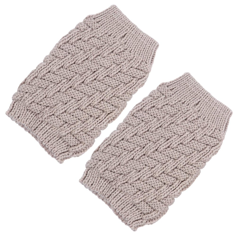 PRETYZOOM Knit Knee Sleeve Knee Warmers Knee Brace Pads Knee Support Sleeve Leg Warmers for Running Fitness Cycling
