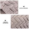 PRETYZOOM Knit Knee Sleeve Knee Warmers Knee Brace Pads Knee Support Sleeve Leg Warmers for Running Fitness Cycling view 3