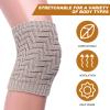 PRETYZOOM Knit Knee Sleeve Knee Warmers Knee Brace Pads Knee Support Sleeve Leg Warmers for Running Fitness Cycling view 4