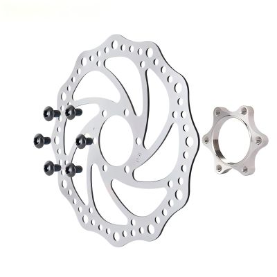 160mm Disc Brake Rotor with 6 Bolts,Stainless Steel Bicycle Rotors for Road Bike, Mountain Bike, MTB, BMX