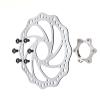 160mm Disc Brake Rotor with 6 Bolts,Stainless Steel Bicycle Rotors for Road Bike, Mountain Bike, MTB, BMX view 1