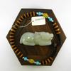 2.4" China Certified Nature Hetian Nephrite Jade Fortune Pixiu Hand Carved Pendant 6197 view 2