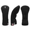 Golf Head Covers (3PCS) Driver Fairway #3#5 for Club Mens (Black) view 2