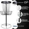 MVP Disc Sports Black Hole Pro HD 24-Chain Portable Disc Golf Basket with Transit Bag view 4
