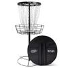 MVP Disc Sports Black Hole Lite 24-Chain Disc Golf Basket with Transit Bag view 1