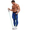 Arm Machine Strength Training Elastic Rope Sports Indoor Fitness Exercise Strength Training Equipment Pedal Emulsion Exercise Machines (Color : Blue C) view 2