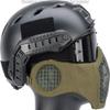 Evike Airsoft - Matrix Carbon Striker Mesh Face Pro w/Integrated Mesh Ear Protection (Color: OD Green) view 3
