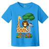 Custom T-Shirt Add Your Text Design Image Photo Two Sided Toddler Girl Boy Personalized Shirt Cobalt view 3