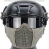 Evike Airsoft - Matrix Carbon Striker Mesh Face Pro w/Integrated Mesh Ear Protection (Color: Grey) view 4