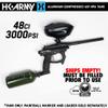 HK Army Paintball Aluminum HPA Tank W/Regulator - 48/3000 - Olive Blue view 2