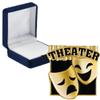 Crown Awards Theater Pin Pins, Theater Pin Pin with Blue Velvet Presentation Case, 50 Pack, Prime view 1