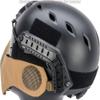 Evike Airsoft - Matrix Carbon Striker Mesh Face Pro w/Integrated Mesh Ear Protection (Color: Tan) view 2
