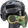 Evike Airsoft - Matrix Carbon Striker Mesh Face Pro w/Integrated Mesh Ear Protection (Color: AOR2) view 3