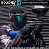 HK Army 48ci/3000psi Aluminum Compressed Air HPA Tank - Refillable High Pressure System for Paintball & Airsoft Gear - Blue view 3
